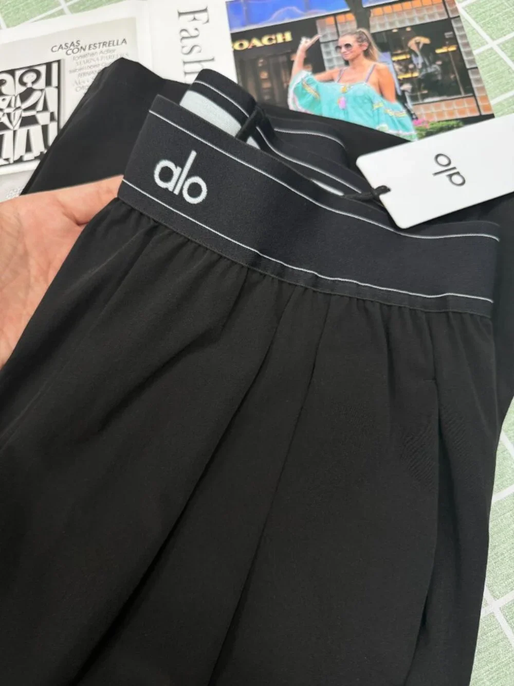 Women's ALO Yoga Suit Up Trouser Black 😉( Regular ) 👖Elastic waistband - Picture 4 of 8